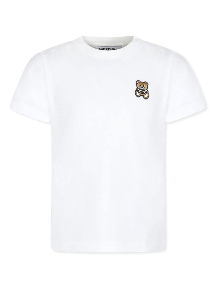 T-shirt unisex in cotone bianca