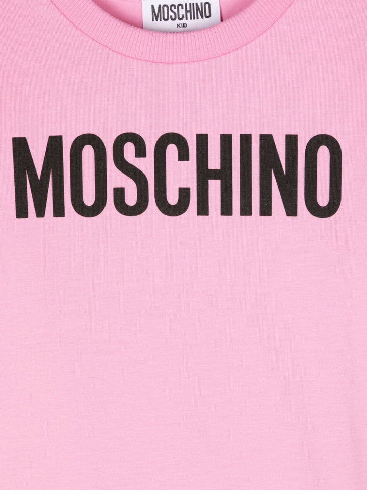 T-shirt per bambini in cotone rosa