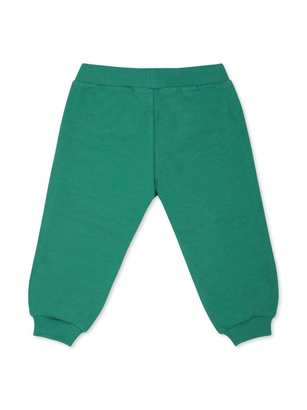 Pantalone per neonato in cotone verde foresta