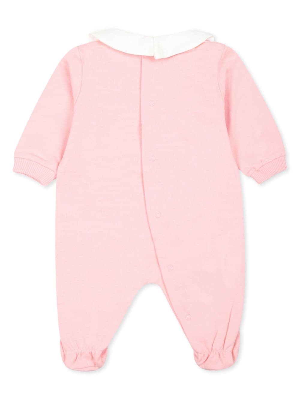 Baby girl's light pink cotton onesie