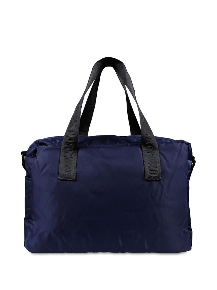 Navy blue mom bag with logo