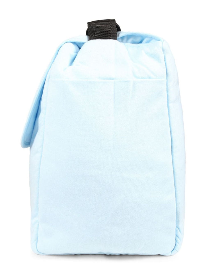 Mother's bag for newborn in light blue cotton