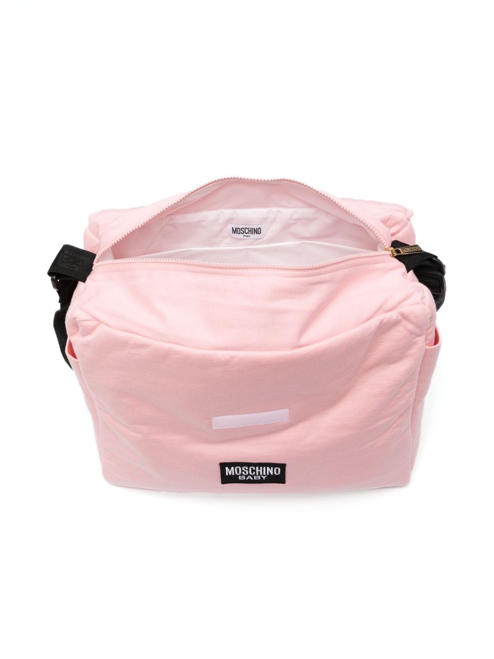 Mother's bag for baby girl in light pink cotton