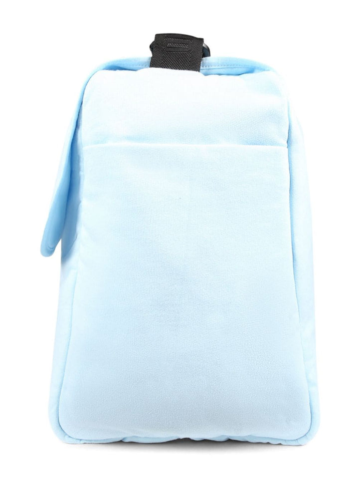 Borsa mamma per neonato in cotone azzurra