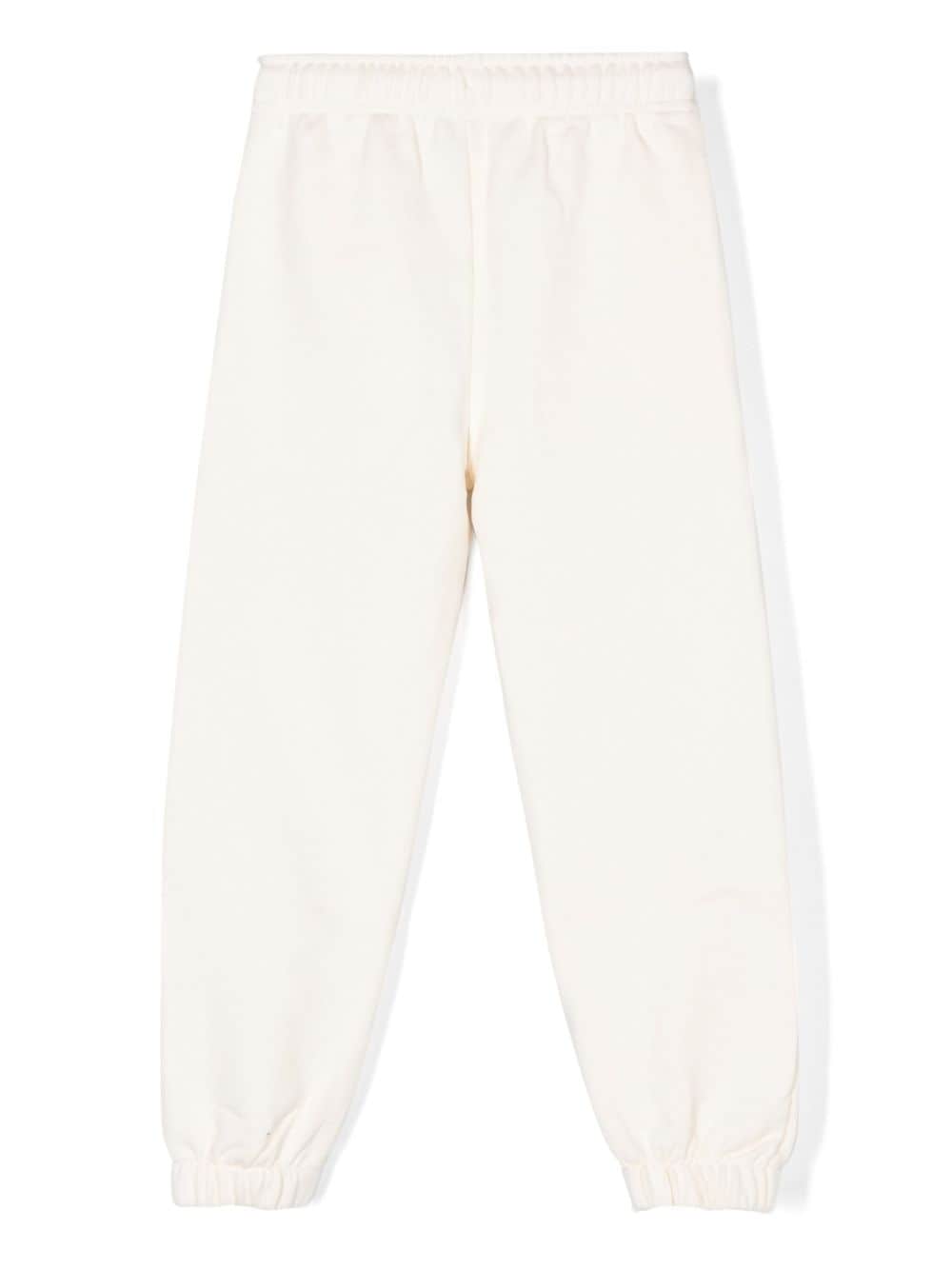 Pantalone per bambino in cotone bianco