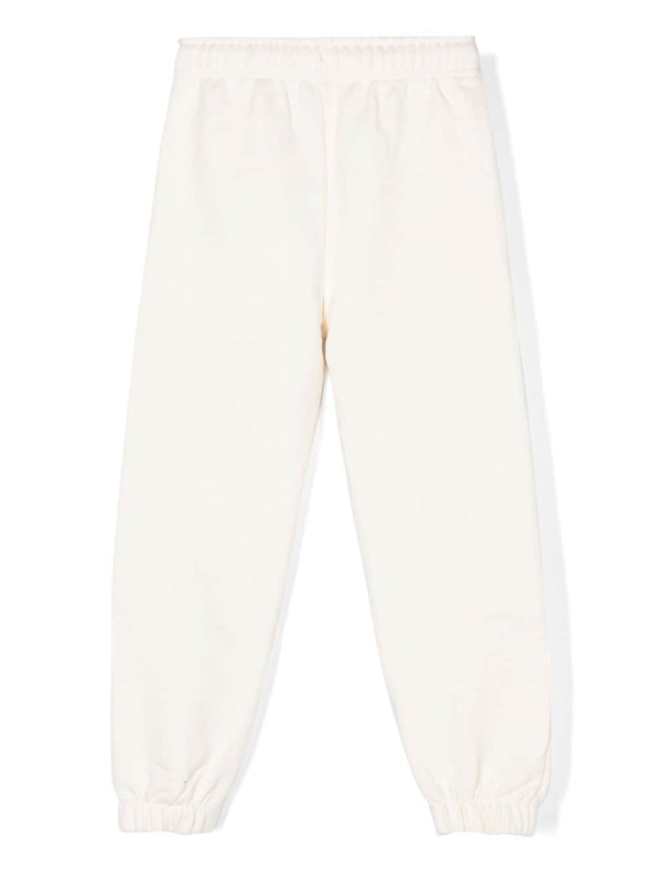 White cotton trousers for children