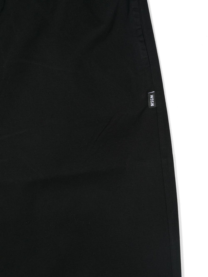 Black trousers for children