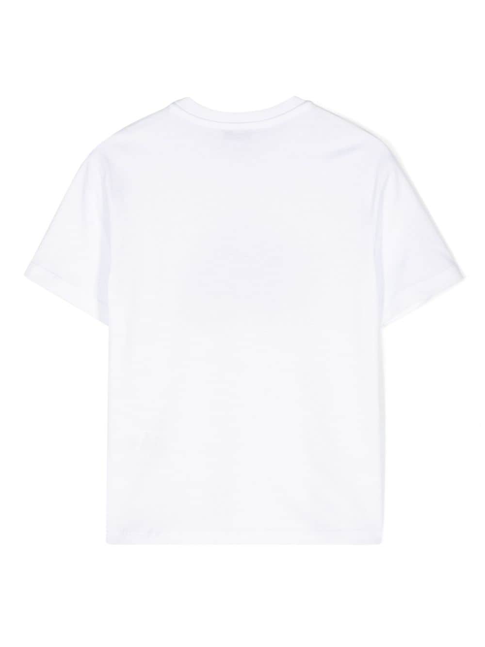 T-shirt per bambino in cotone bianco