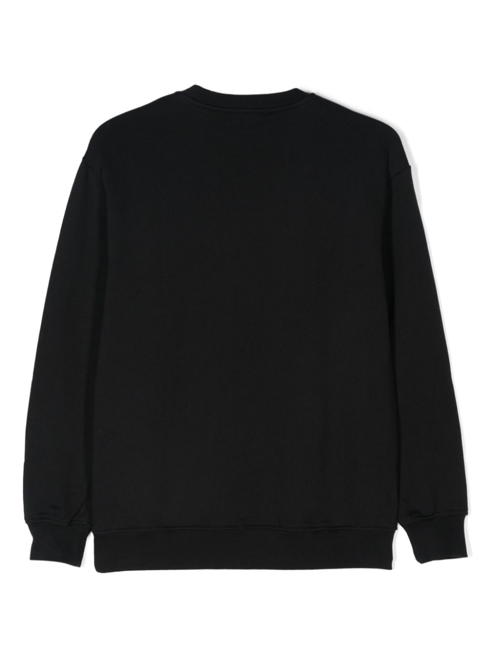 Black cotton sweatshirt for girls