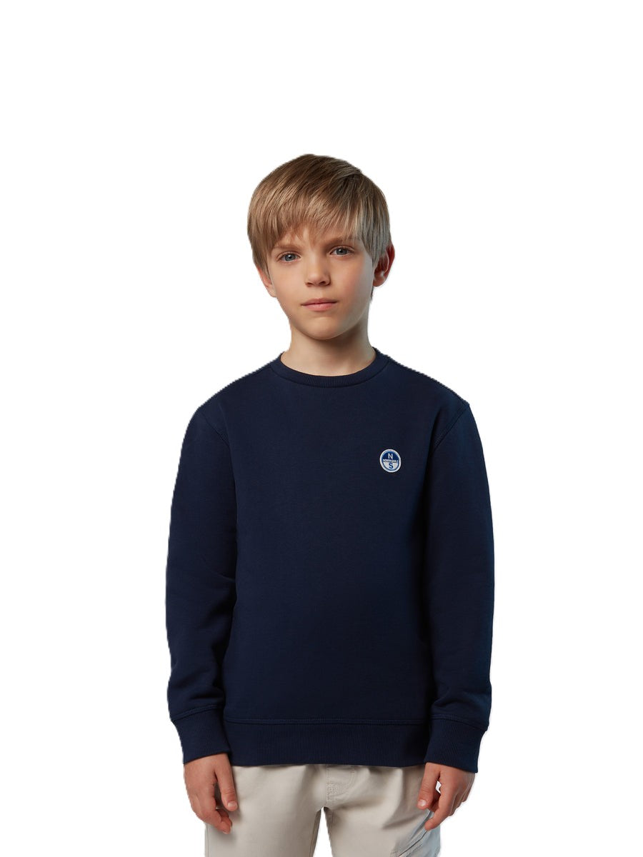 Felpa blu navy per bambino 794460 0802 North Sails Kids 