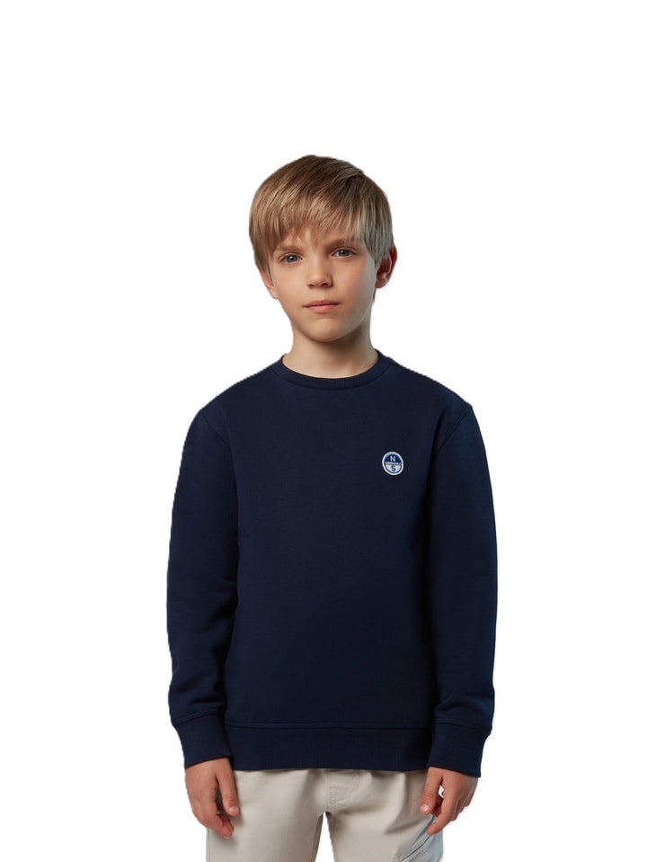 Felpa blu navy per bambino 794460 0802 North Sails Kids 