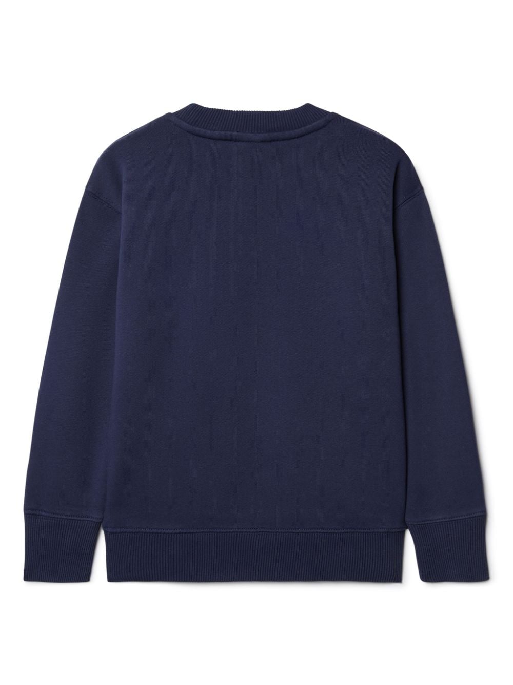 Felpa per bambino in cotone blu navy OBBA001F24FLE005 4680 Off White Kids 