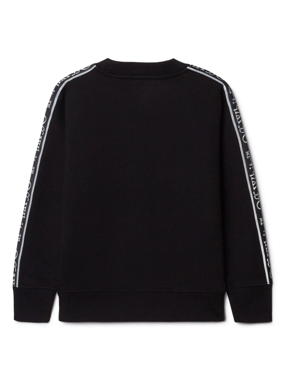 Felpa nera per bambino con logo OBBA007F24FLE001 1001 Off White Kids 