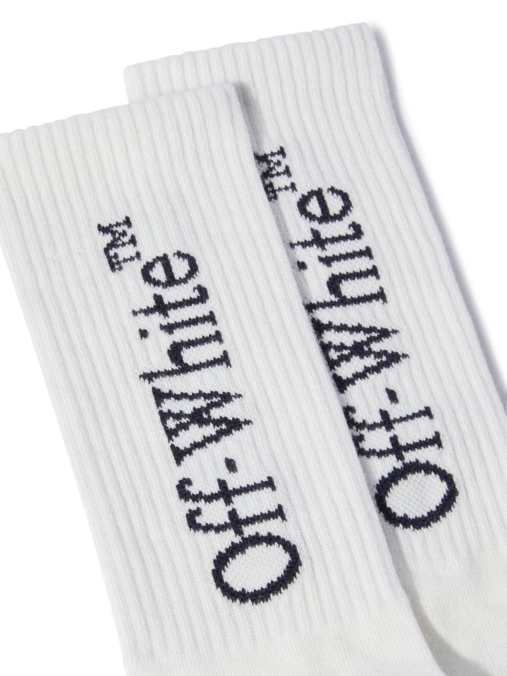 White cotton blend children's socks