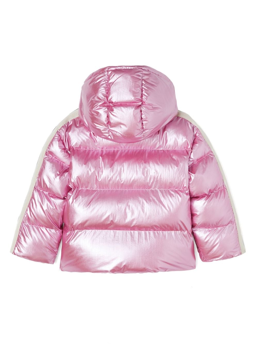 Pink polyester jacket for girls