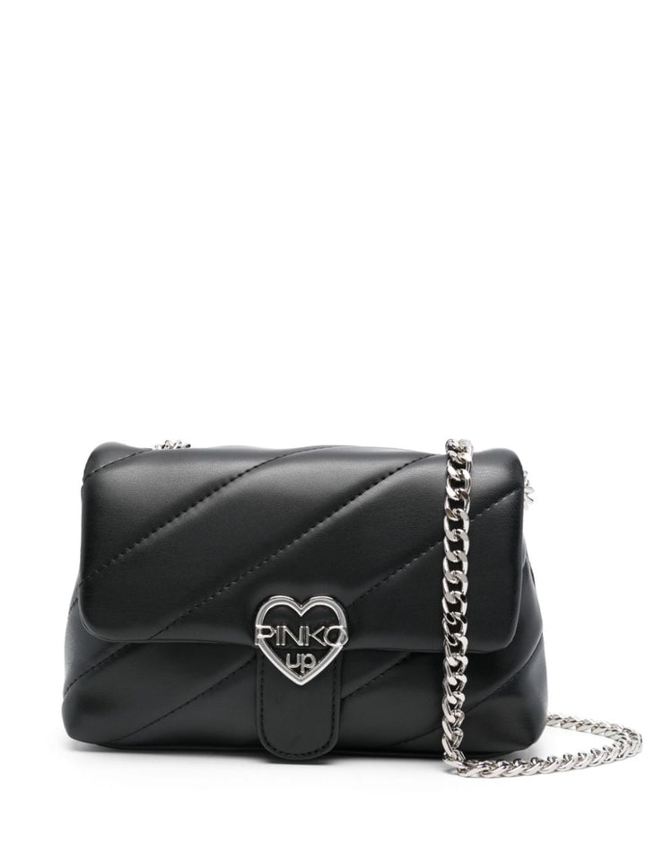 Black bag for girls with logo