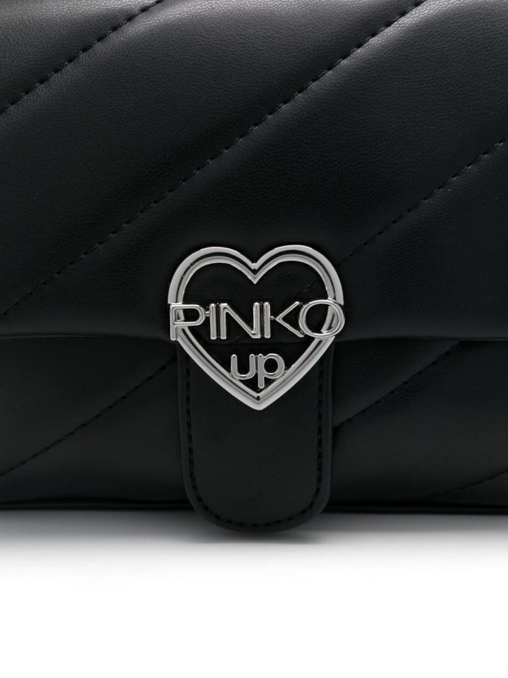 Black bag for girls with logo