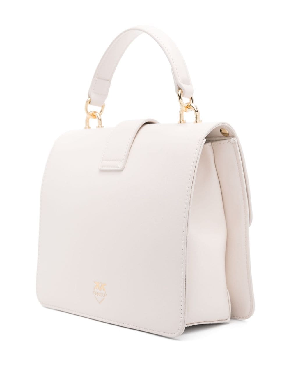 Cream white bag for girls with logo