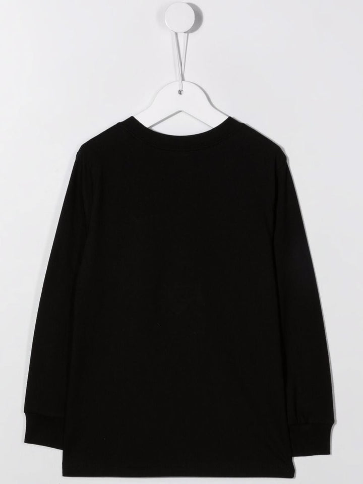 T-shirt per bambino in cotone nero 322843804 001 Ralph Lauren Kids 