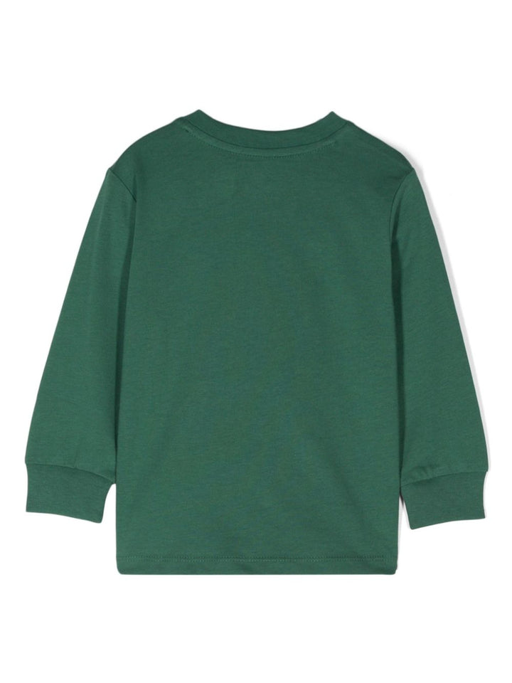 Green baby t-shirt with logo