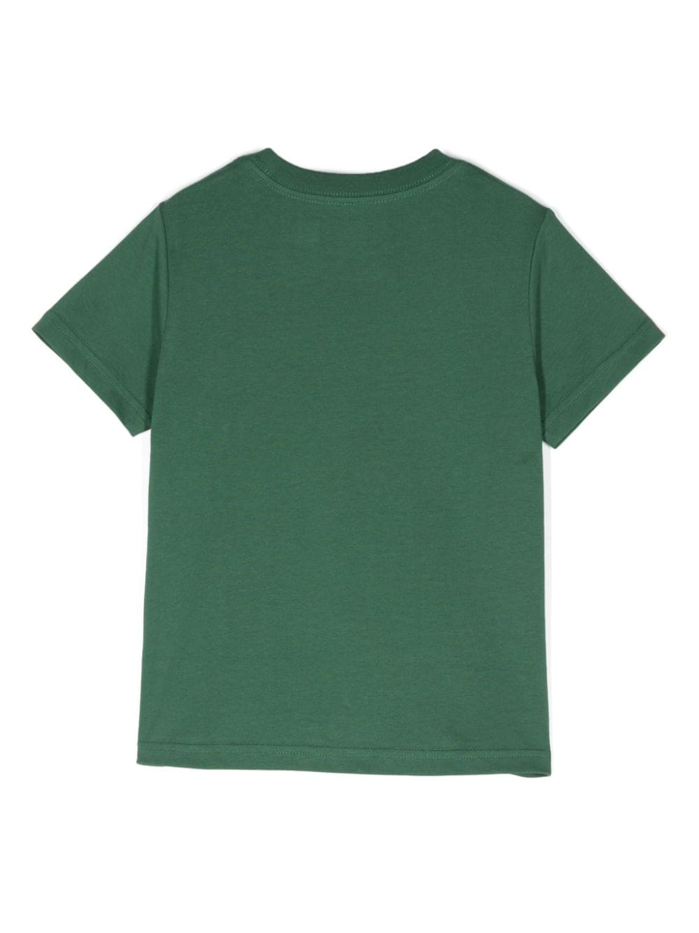 T-shirt verde per bambino con logo