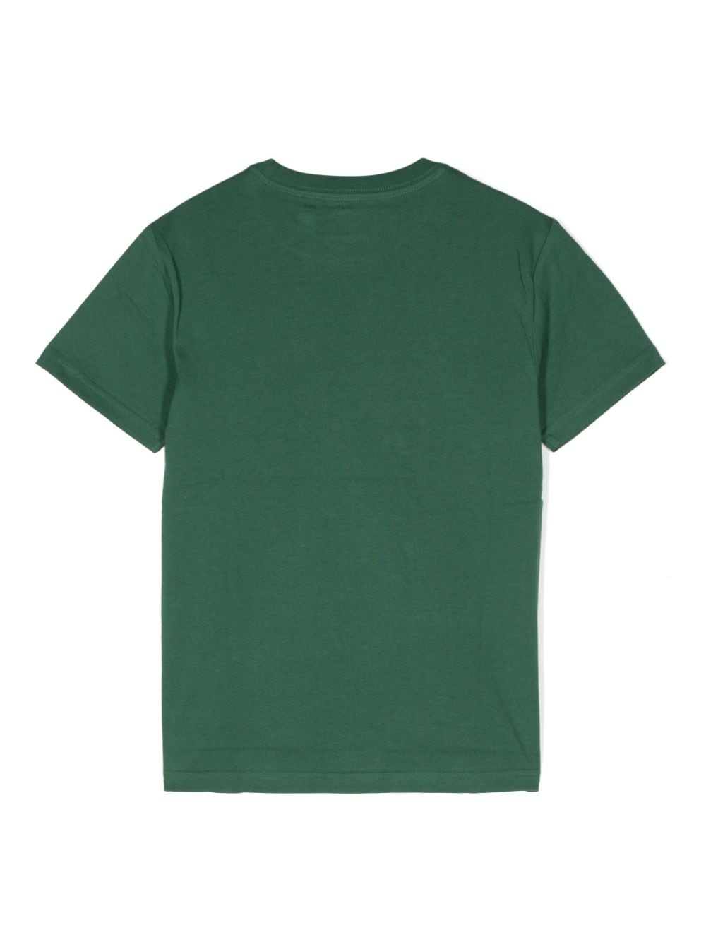 T-shirt verde per bambino con logo