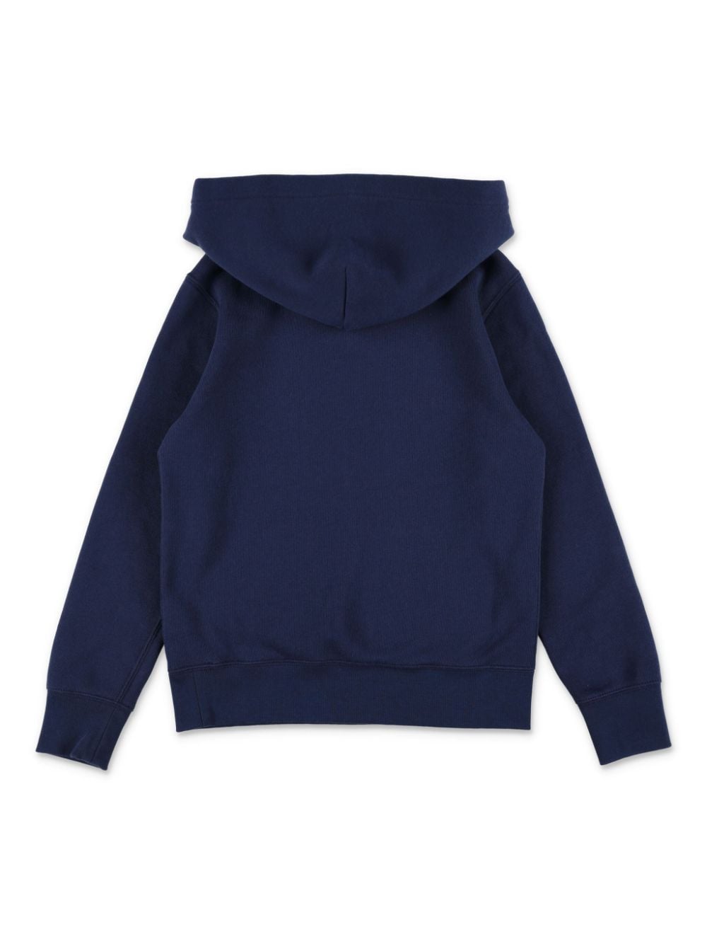 Navy blue sweatshirt for boys with logo