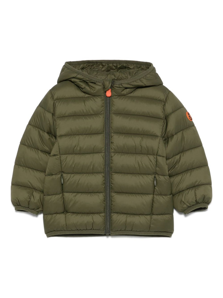 Giubbotto verde oliva per neonato I30003XGIGA19 50012 Save The Duck Kids 