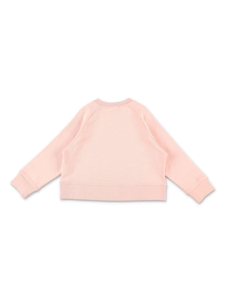 Sweatshirt for girls in powder cotton