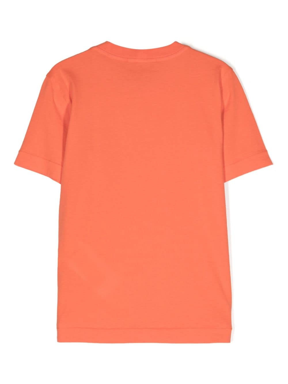 T-shirt per bambino in cotone arancione 811620147 V0032 Stone Island Kids 