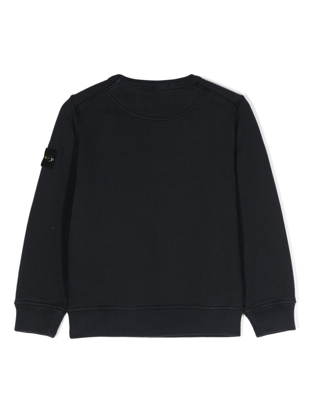 Felpa per bambino in cotone blu navy 811661320 V0020 Stone Island Kids 