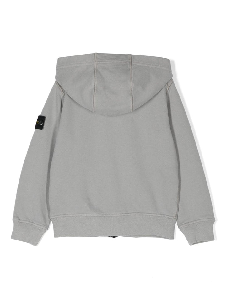 Gray cotton sweatshirt for boys
