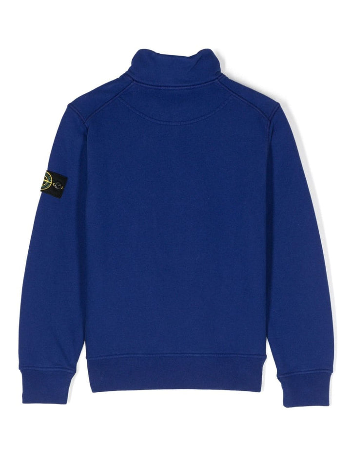 Royal blue cotton sweatshirt for boys