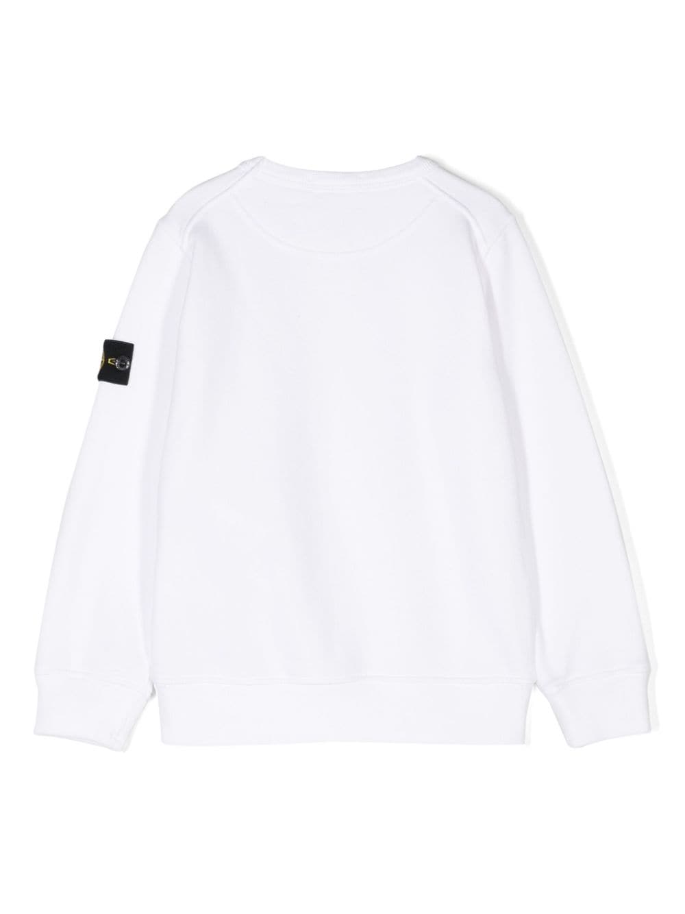 White cotton sweatshirt for children
