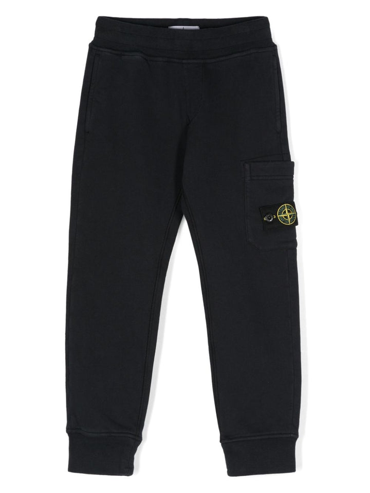 Navy blue cotton trousers for boys
