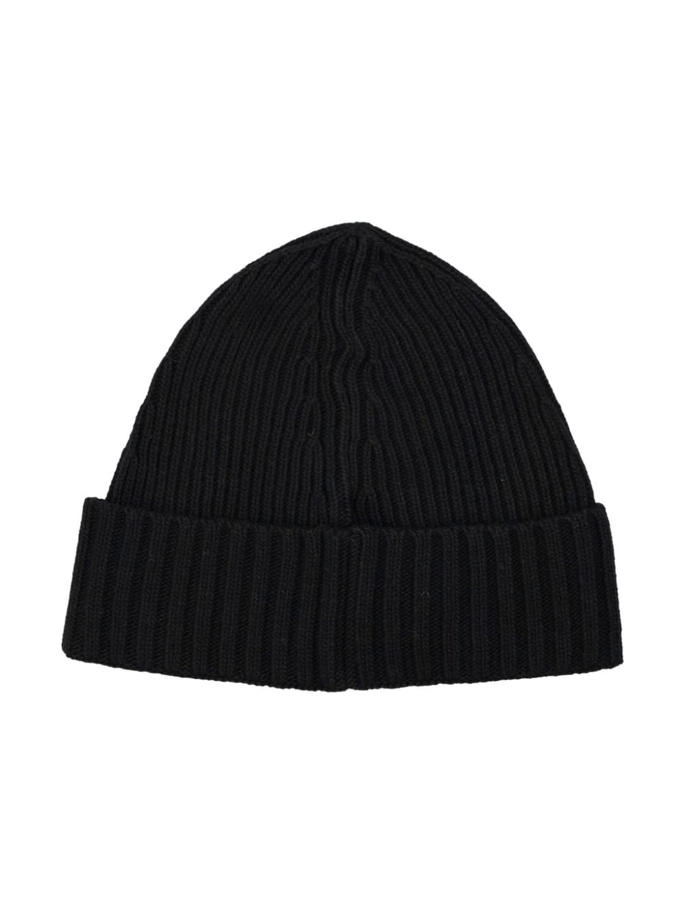 Cappello unisex in misto lana nero