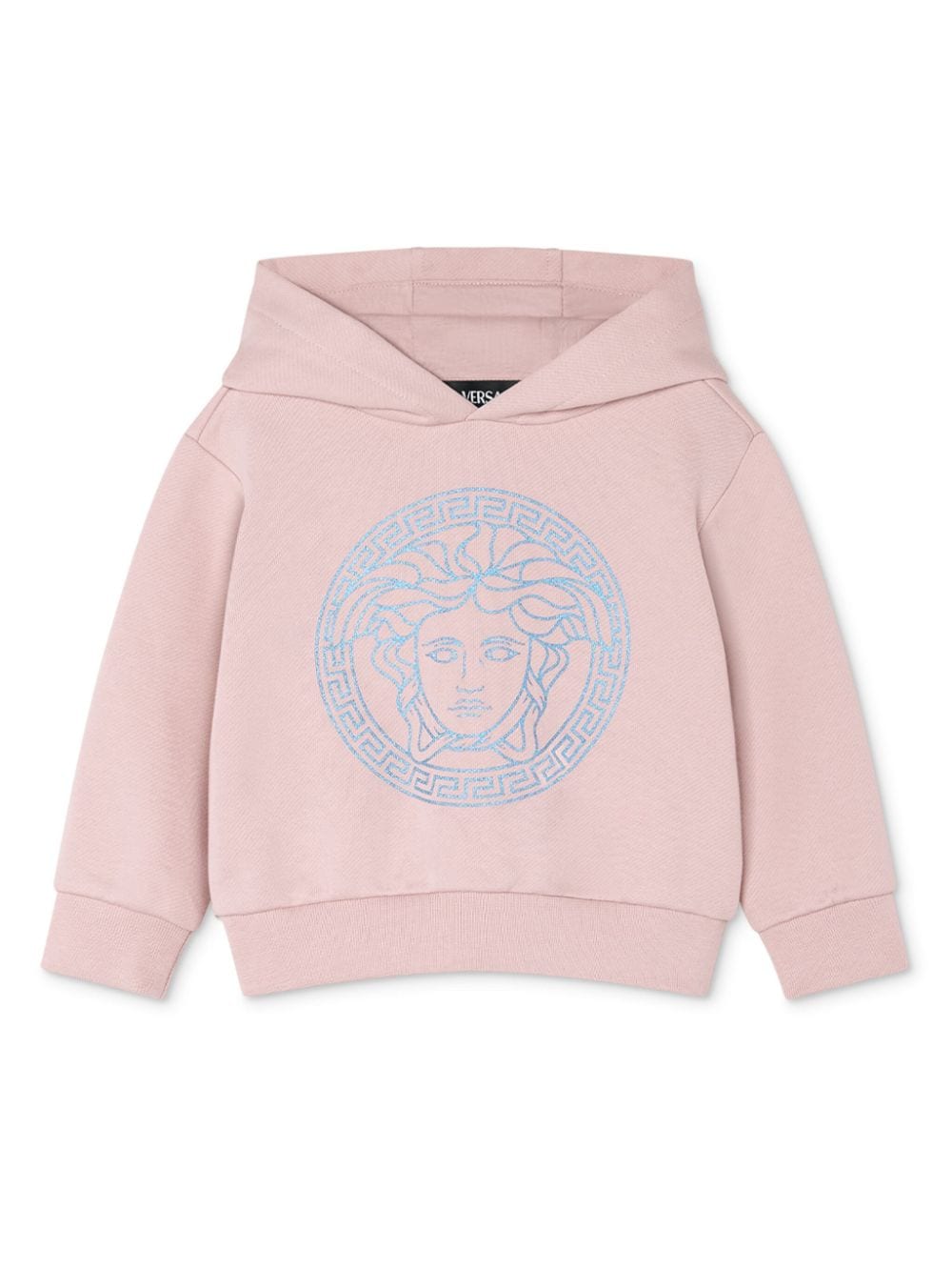 Felpa per neonata in cotone rosa 10091211A11700 2PU20 Versace Kids 