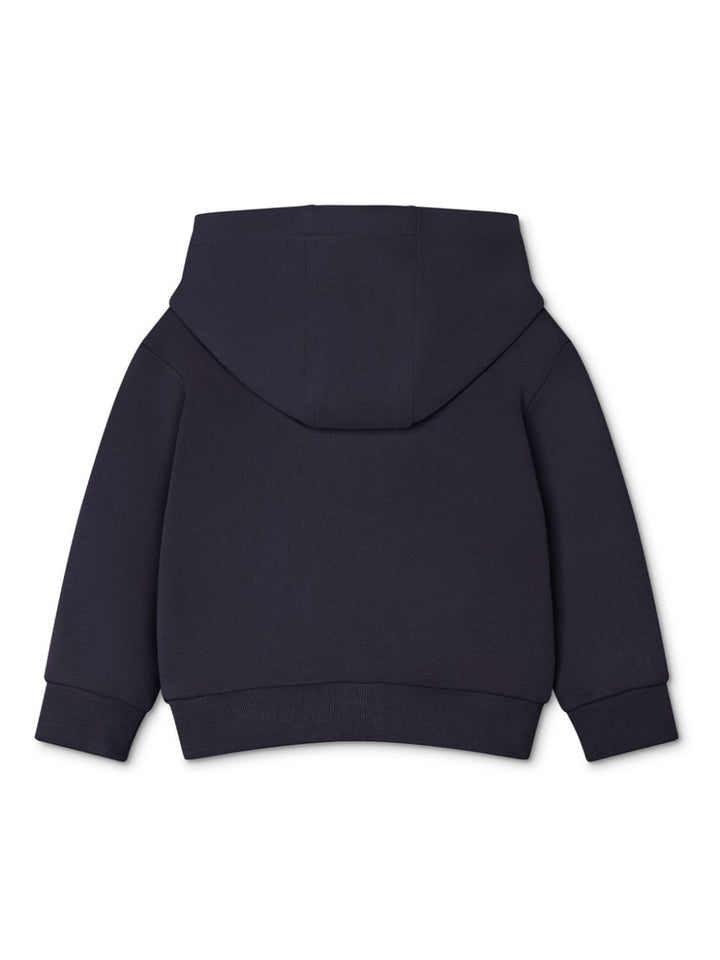 Felpa per neonato in cotone blu 10091211A11700 2UT00 Versace Kids 