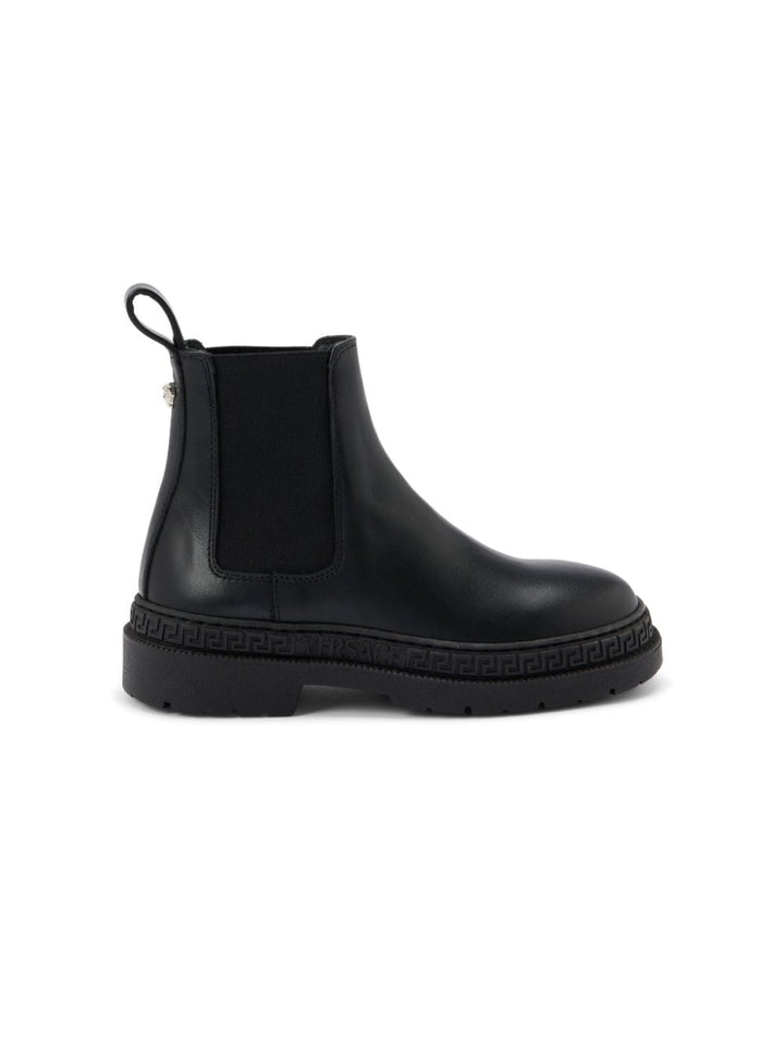 Stivali nere per bambina 10103051A11709 1B00P Versace Kids 