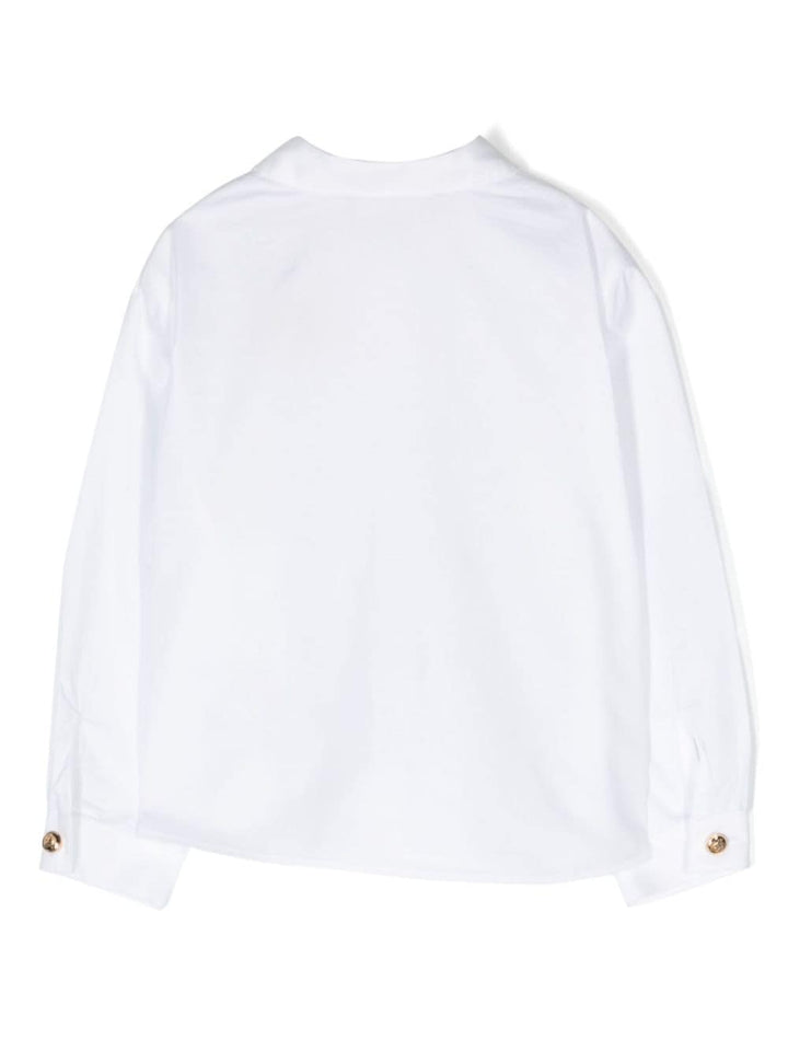 Camicia per neonato in cotone bianca 10139831A09715 2W110 Versace Kids 
