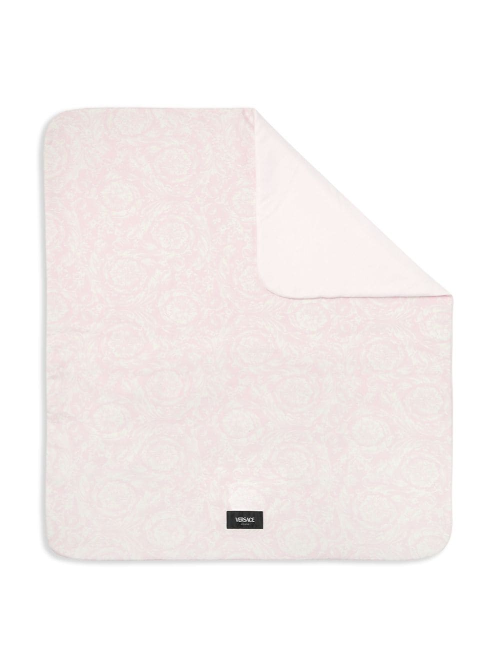 Coperta per neonata in misto cotone rosa