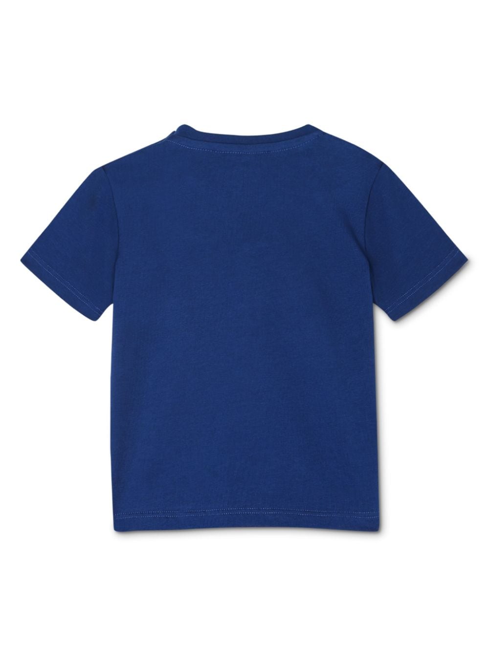 T-shirt per neonata in cotone blu