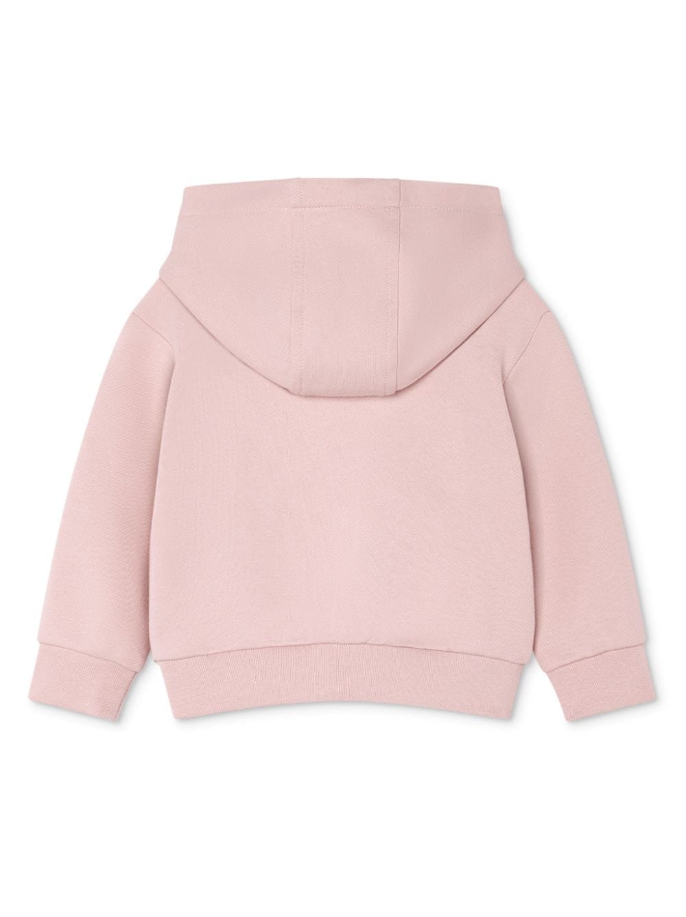 Pink cotton sweatshirt for newborns