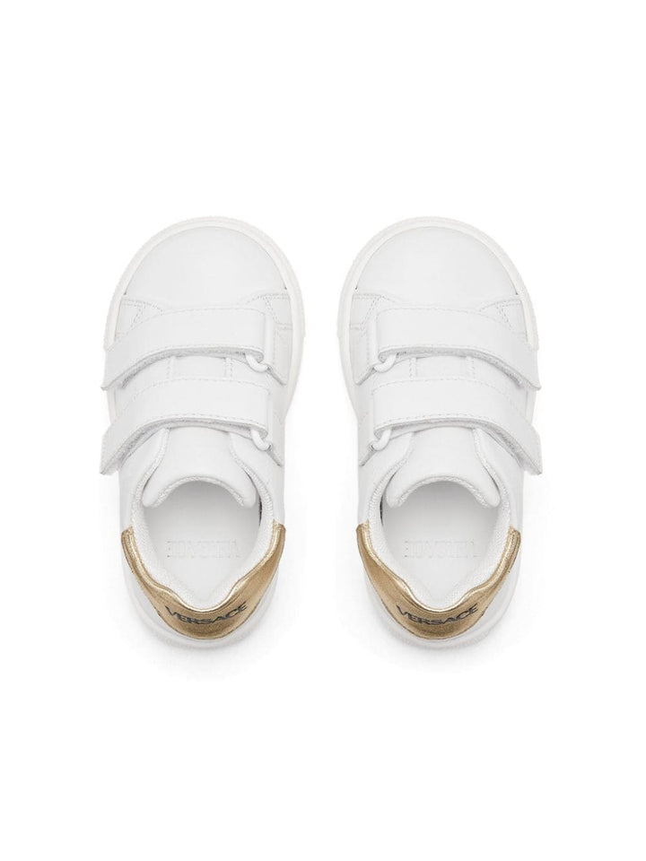 White leather children's sneakers
