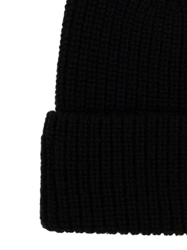 Cappello unisex in lana nero