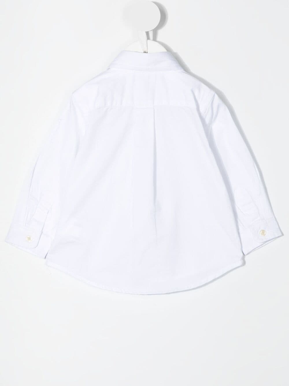 White cotton baby shirt