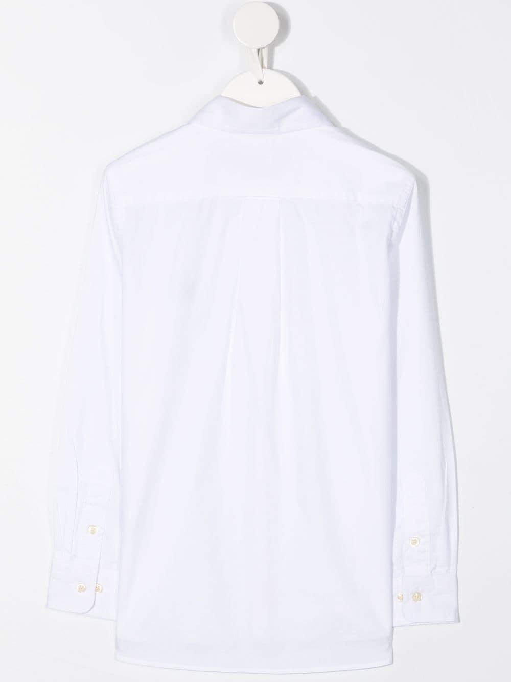 White shirt for boys with logo