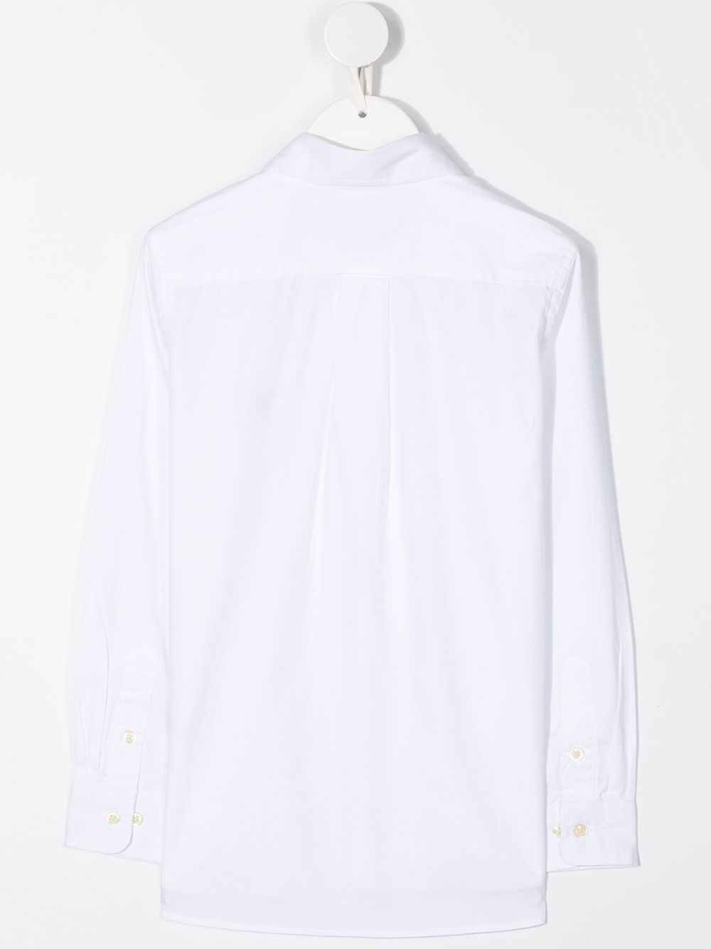 White shirt for boys with logo