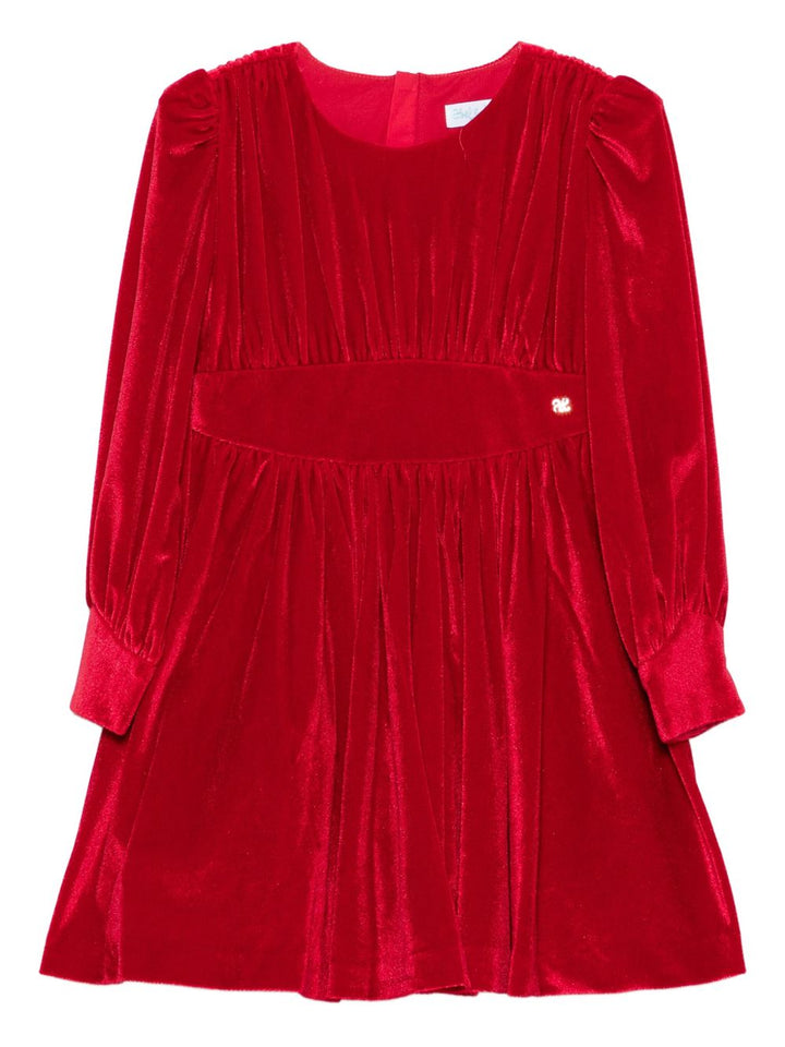 Abito rosso per bambina 5528 002 Abel & Lula 