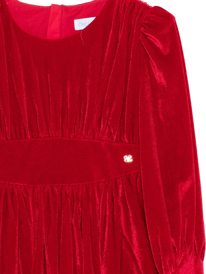 Abito rosso per bambina 5528 002 Abel & Lula 